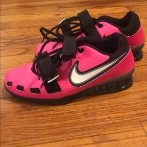 Nike Romaleos 2 Hot Pink Weightlifting Shoes